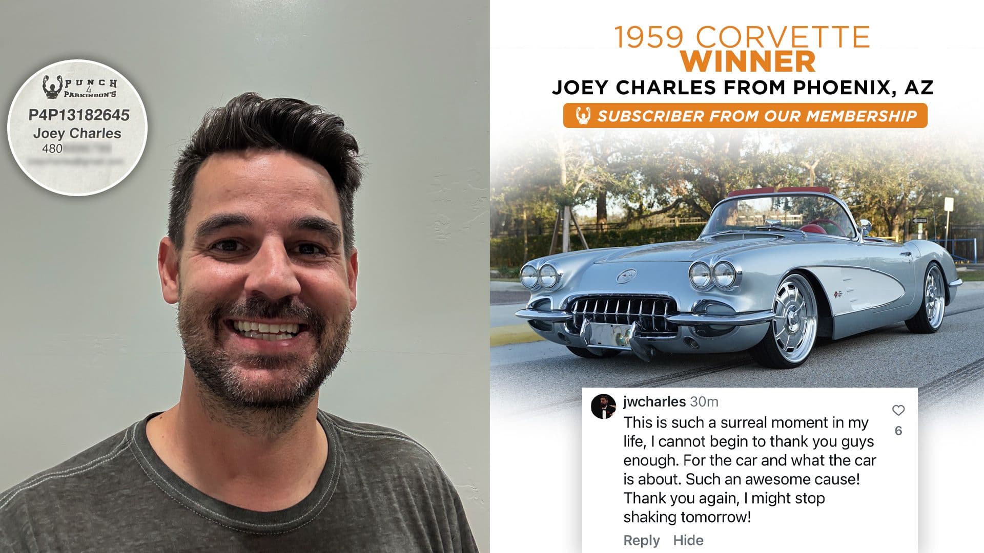 Joey Charles Winner