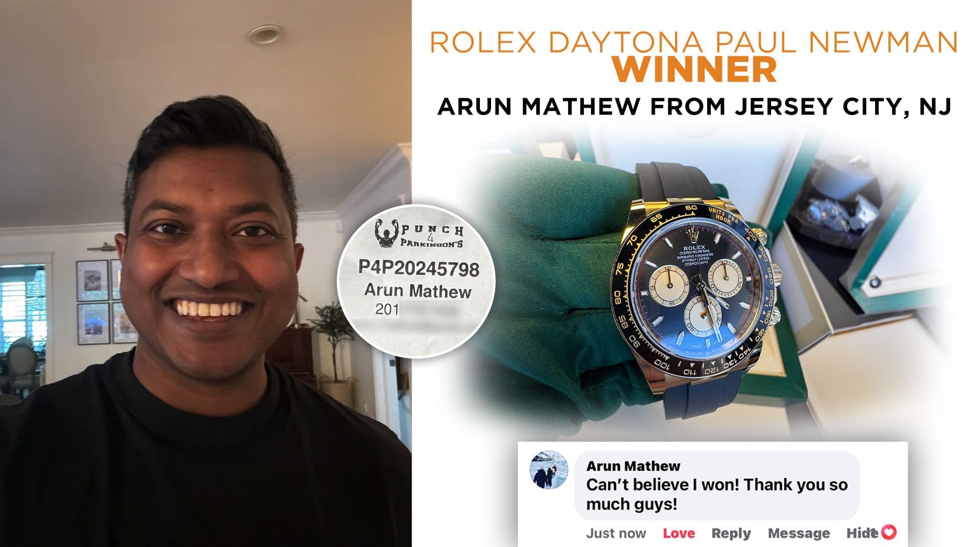 Arun Mathew Winner