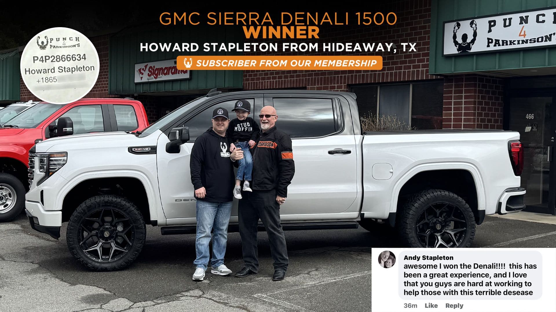 HOWARD STAPLETON Winner
